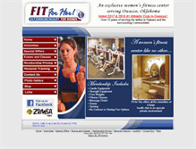 Tablet Screenshot of fitforherowasso.com